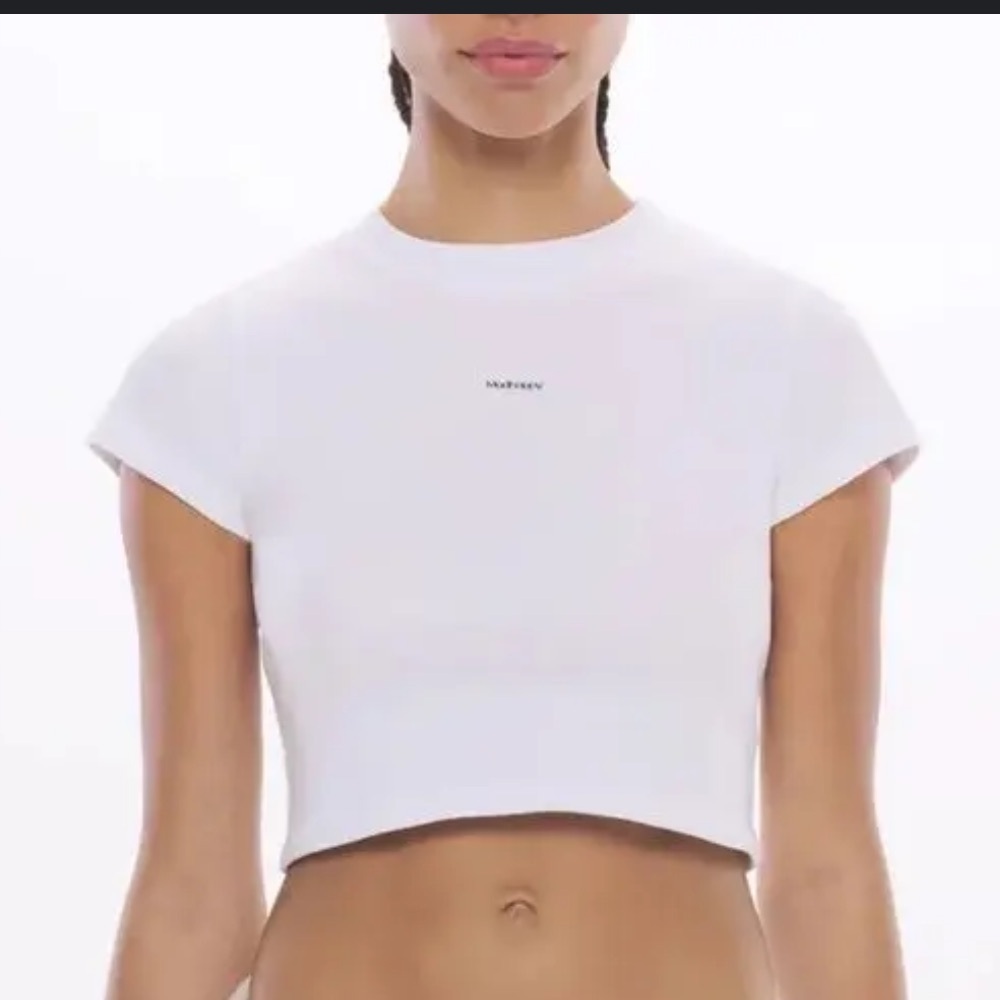 Madhappy ribbed crop t